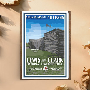 Lewis und Clark National Historic Trail Poster