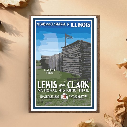 Lewis und Clark National Historic Trail Poster