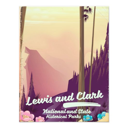 Lewis und Clark National und Staat Park Poster (Vorne)