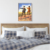 Lewis und Clark - Seaside, Oregon Leinwanddruck (Insitu (Schlafzimmer))