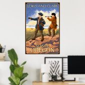 Lewis und Clark - Seaside, Oregon Poster (Heimbüro)