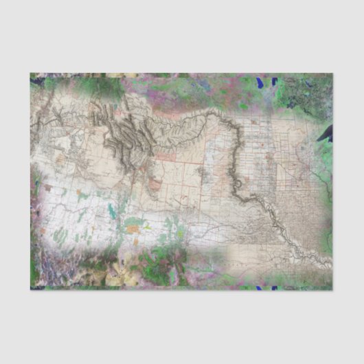 Lewis und Clark Seidenpapier (Vorderseite)