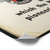 Lewis und Clark Vintage Travel Poster Ad Retro (Ecke)