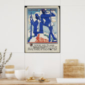 Lewis und Clark Vintage Travel Poster Ad Retro (Küche)