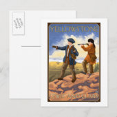 Lewis und Clark - Yellowstone Nationalpark Postkarte (Vorne/Hinten)