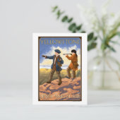 Lewis und Clark - Yellowstone Nationalpark Postkarte (Stehend Vorderseite)
