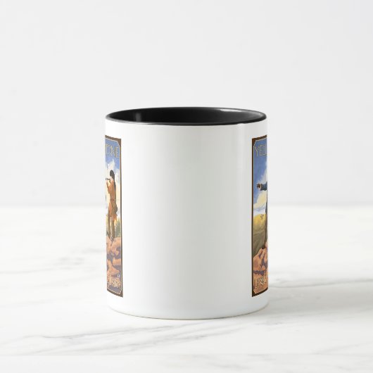 Lewis und Clark - Yellowstone Nationalpark Tasse (Zentrum)