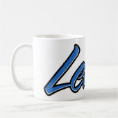 Lewis Vorname Name blue Tasse Kaffeetasse (Links)