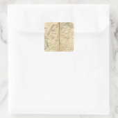 Lewisboro, New York 2 Quadratischer Aufkleber (Tasche)