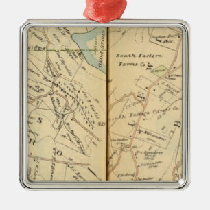 Lewisboro, New York Silbernes Ornament
