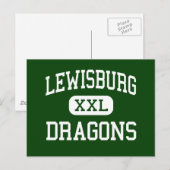 Lewisburg - Drachen - Hoch - Lewisburg Postkarte (Vorne/Hinten)