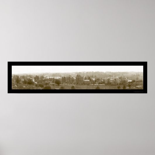 Lewisburg WV Birdseye Foto 1913 Poster (Vorne)