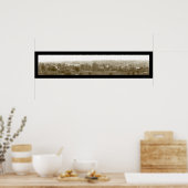 Lewisburg WV Birdseye Foto 1913 Poster (Küche)