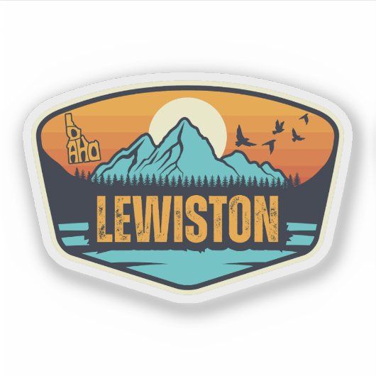 Lewiston, Idaho Aufkleber (Vorderseite)