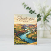 Lewiston Idaho Postkarte (Stehend Vorderseite)