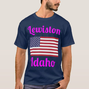 Lewiston Idaho Stilvolle Drucke T-Shirt