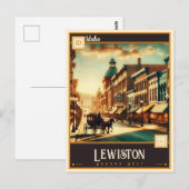 Lewiston, Idaho | VINTAG Postkarte (Vorne/Hinten)