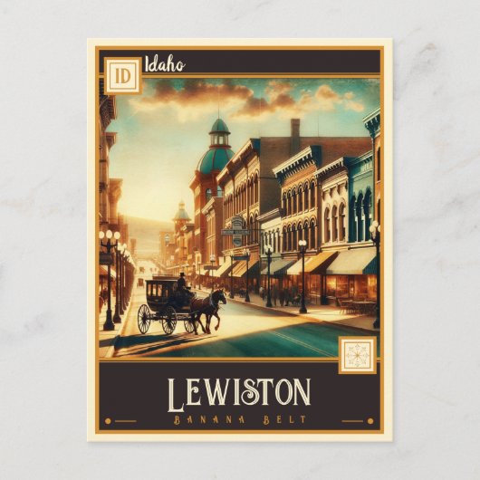 Lewiston, Idaho | VINTAG Postkarte (Vorderseite)