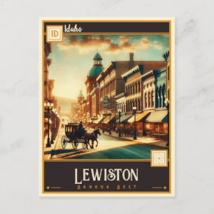 Lewiston, Idaho Vintage Postkarte