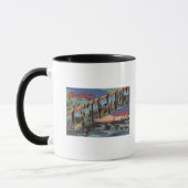 Lewiston, Maine (River Scene) Tasse (Links)