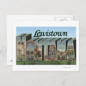 Lewiston, Montana Postkarte (Vorne/Hinten)