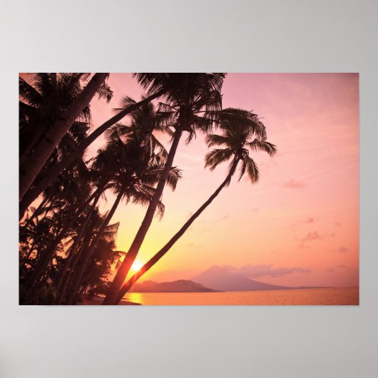 Lewolin Village, Illi Api Island, Selat Boleng Poster (Vorne)