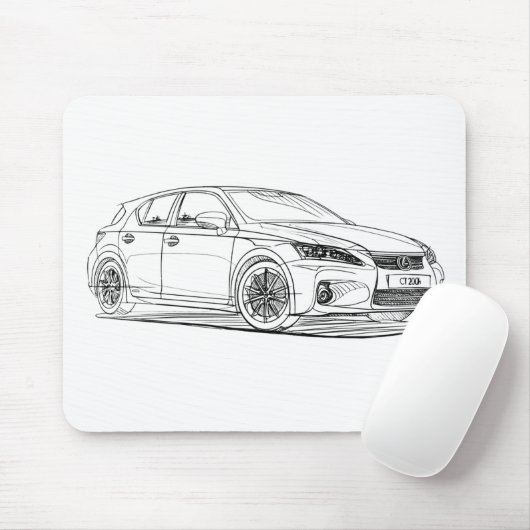 Lex CT200h 2011 Mousepad (Mit Mouse)