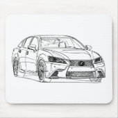 Lex GS350F Sport 2013 Mousepad (Vorne)
