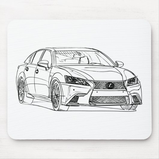 Lex GS350F Sport 2013 Mousepad (Vorne)