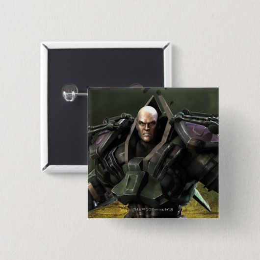 Lex Luthor Button (Vorne & Hinten)