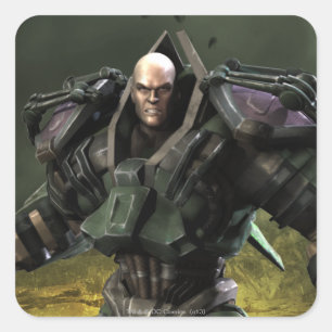 Lex Luthor Quadratischer Aufkleber