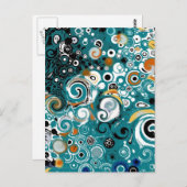 LEXA - ABSTRAKT POSTKARTE (Vorne/Hinten)