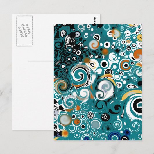 LEXA - ABSTRAKT POSTKARTE (Vorne/Hinten)