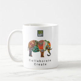 LexArt Collaborate Shirt v2 - Helle Farbe Kaffeetasse