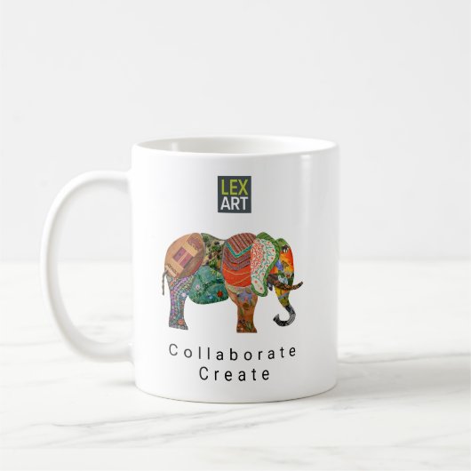 LexArt Collaborate Shirt v2 - Helle Farbe Kaffeetasse (Links)