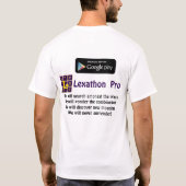 Lexathon Pro T-Shirt (Rückseite)