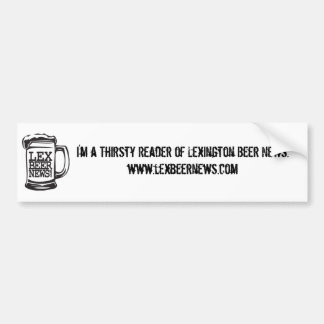 LexBeerNews Autoaufkleber