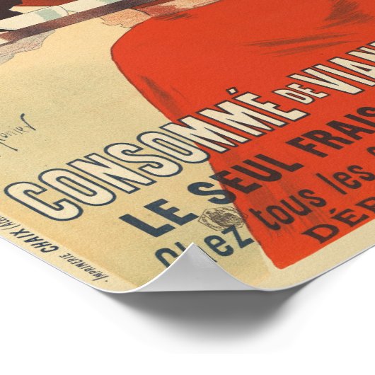 L'Excellent France Vintag 1895 Poster (Ecke)