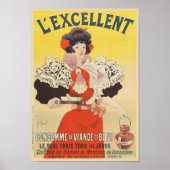 L'Excellent France Vintag 1895 Poster (Vorne)