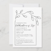 Lexebrastreifen-Bogenfeier Einladung (Vorderseite)