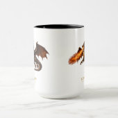 LEXERKIN der Drache Kaffeetasse (Zentrum)