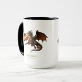 LEXERKIN der Drache Kaffeetasse (Vorderseite Links)