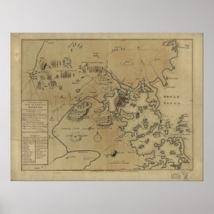 Lexington, Concord & Siege of Boston Poster