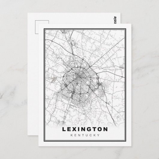 Lexington Karte (Vorne/Hinten)