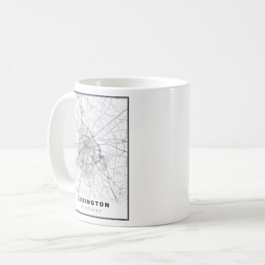 Lexington Karte Kaffeetasse (Vorderseite Links)