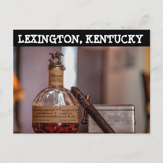 LEXINGTON KENTUCKY BOURBON Postkarte (Vorderseite)