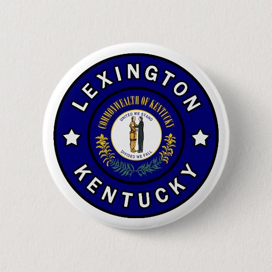Lexington Kentucky Button (Vorderseite)