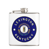 Lexington Kentucky Flachmann (Vorderseite)