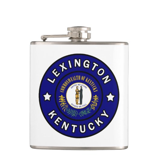 Lexington Kentucky Flachmann (Vorderseite)