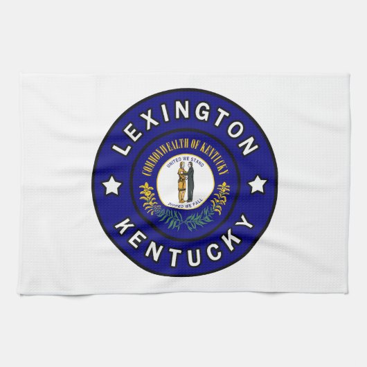 Lexington Kentucky Geschirrtuch (Horizontal)